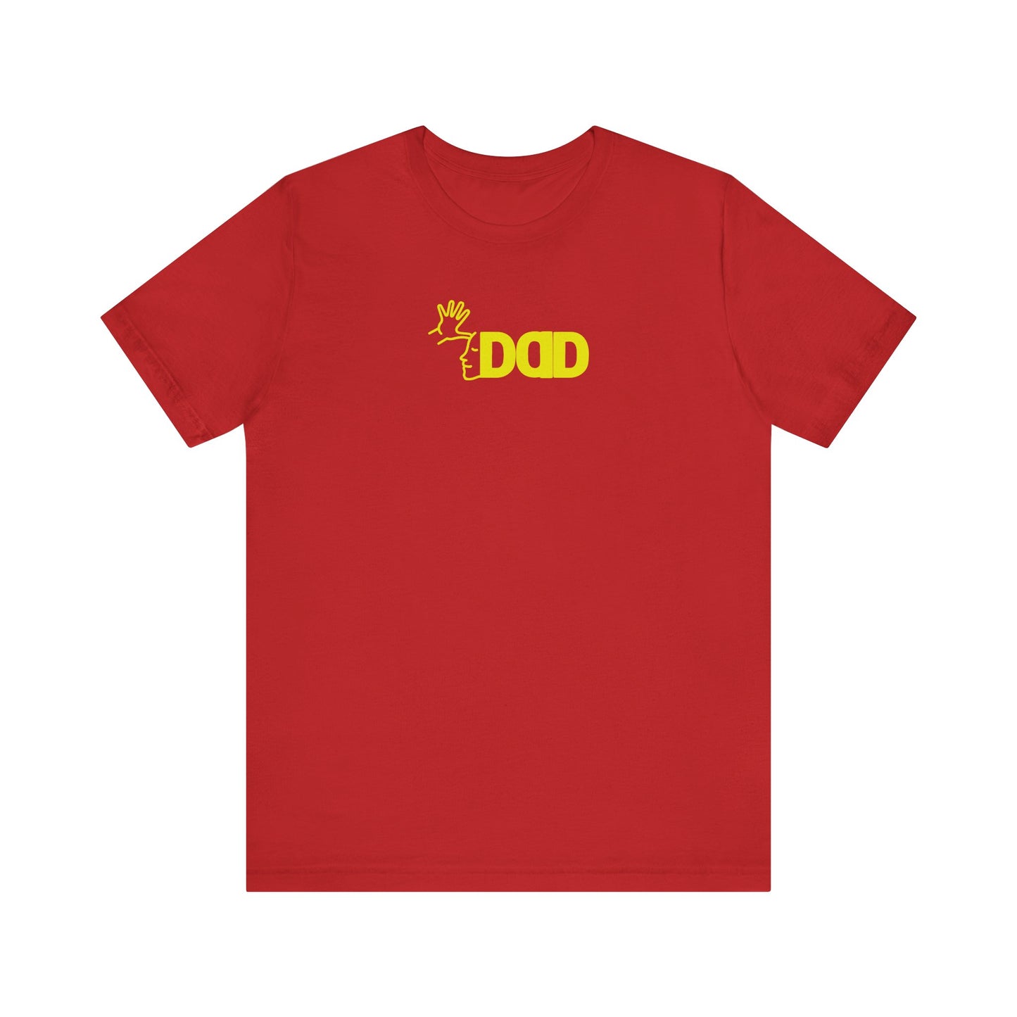 DAD American Sign Language (ASL) Unisex Jersey Short Sleeve Tee