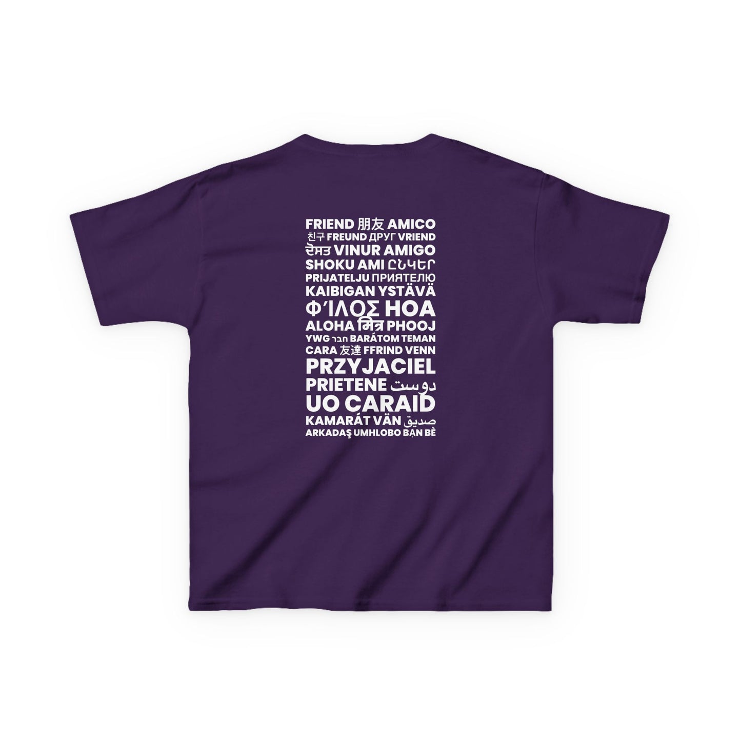 KIDS American Sign Language "FRIEND" / World Languages on the back
